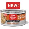 imageORIJEN Chunks ampamp Shreds Wet Cat Food Original Entre 55oz Cans 6 CountOriginal