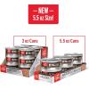 imageORIJEN Chunks ampamp Shreds Wet Cat Food Original Entre 55oz Cans 6 CountRegional Red