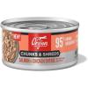 imageORIJEN Chunks ampamp Shreds Wet Cat Food Original Entre 55oz Cans 6 CountSalmon  Chicken