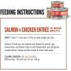 imageORIJEN Chunks ampamp Shreds Wet Cat Food Original Entre 55oz Cans 6 CountSalmon  Chicken