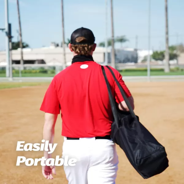 12x9ft ampamp 16x10ft Barricade Backstop Net Ball Sports Barrier Net Practice Net for Baseball Softball Lacrosse Soccer Basketball and More12x9 ft