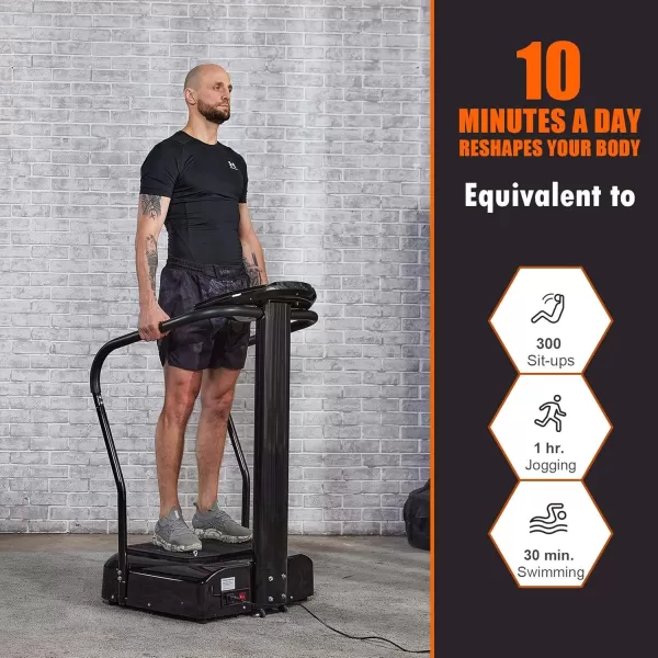 2000W Whole Body Vibration Platform Exercise Machine with MP3 Player 180 Speed Levels Platform