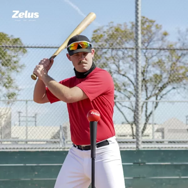 ZELUS 7x7ft Baseball Net Baseball Softball Practice Net with Tee Baseballs and Carry Bag for Batting Hitting and PitchingNet and teeBlack