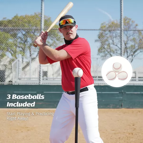 ZELUS Baseball Net Kit with Baseball Tee and Sock Net 7x7ft Softball Baseball Training Equipment for Hitting and Batting Practice Portable Indoor Outdoor Pitching NetNet and ballBlack