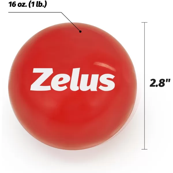 ZELUS Training Balls for Softball and Baseball Practice  28Inch 1 lb Weight Ball  Weighted Ball for Exercise  Baseball Accessory for Strength Hitting Batting Pitching ImprovementSet of 12