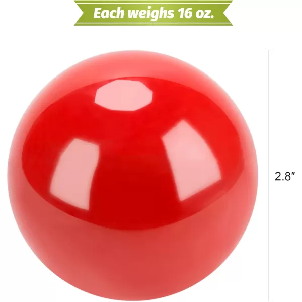 ZELUS Training Balls for Softball and Baseball Practice  28Inch 1 lb Weight Ball  Weighted Ball for Exercise  Baseball Accessory for Strength Hitting Batting Pitching Improvement6 PCS