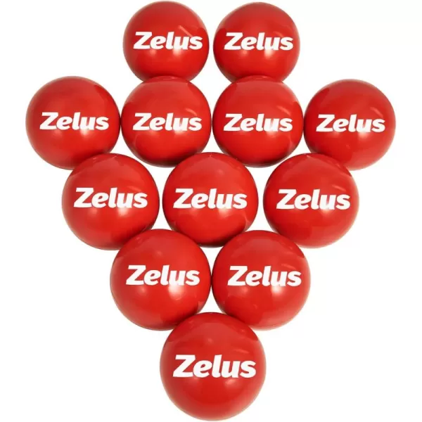 ZELUS Training Balls for Softball and Baseball Practice  28Inch 1 lb Weight Ball  Weighted Ball for Exercise  Baseball Accessory for Strength Hitting Batting Pitching ImprovementSet of 12