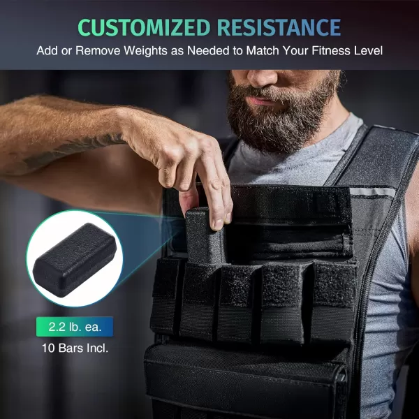 ZELUS 20lb 30lb 60lb Weighted Vest with Adjustable Weights for Exercise Weight Vest for Men Workout Vest for Home Workouts Cardio Strength Training Weight Loss23lbSandbags