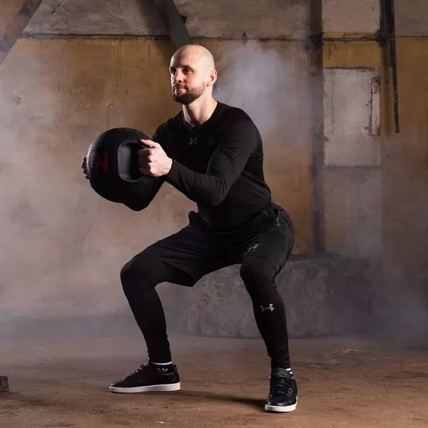 ZELUS Medicine Ball with Dual Grip 1020 lbs Exercise Ball Weight Ball with Handles Textured Grip Exercise Ball Strength Training Core Workouts100 Pounds