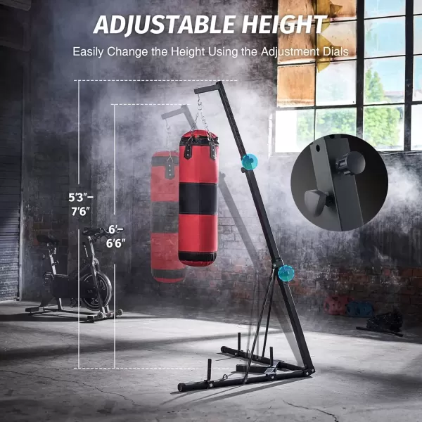 imageFree Standing Punch Bag 220lb Max Boxing Bag for Home Gym Boxing Workout Cardio