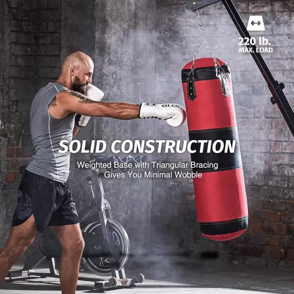 imageFree Standing Punch Bag 220lb Max Boxing Bag for Home Gym Boxing Workout Cardio