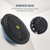 imageZELUS 25in Balance Ball  1500lb Inflatable Half Exercise Ball Wobble Board Balance Trainer w Nonslip Base  Half Yoga Ball Strength Training Equipment w 2 Bands Pump Extra Ball IncludedAiry Blue
