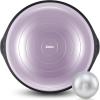 imageZELUS 25in Balance Ball  1500lb Inflatable Half Exercise Ball Wobble Board Balance Trainer w Nonslip Base  Half Yoga Ball Strength Training Equipment w 2 Bands Pump Extra Ball IncludedLilac