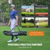 imageZELUS 22ft Baseball Batting Cage for Backyard Portable Hitting Cage with Pitching Machine Hole 22 x 12 x 8 ft22FT
