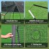 imageZELUS 22ft Baseball Batting Cage for Backyard Portable Hitting Cage with Pitching Machine Hole 22 x 12 x 8 ft22FT