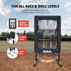 imageZELUS 9Hole Pitching Net HeavyDuty Baseball Net with Authentic Strike Zone ampamp Detachable Stand Height Adjustable Baseball Training Net for Batting Pitching Hitting Outdoor Softball Aid Equipment