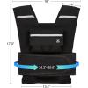imageZELUS 23lb45lb Weighted Vest with Iron Weights for Exercise Adjustable Weight Vest for Men Workout Vest for Home Workouts Cardio Strength Training Weight Loss23lbSandbags