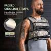 imageZELUS 23lb45lb Weighted Vest with Iron Weights for Exercise Adjustable Weight Vest for Men Workout Vest for Home Workouts Cardio Strength Training Weight LossDesert Camo