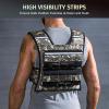 imageZELUS 23lb45lb Weighted Vest with Iron Weights for Exercise Adjustable Weight Vest for Men Workout Vest for Home Workouts Cardio Strength Training Weight LossDesert Camo