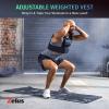 imageZELUS 23lb45lb Weighted Vest with Iron Weights for Exercise Adjustable Weight Vest for Men Workout Vest for Home Workouts Cardio Strength Training Weight Loss23lbSandbags