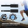 imageZELUS 1 Pair Adjustable Ankle Weights 2 4 6 8 10 lb Modularized Leg Weight Straps for Women Men Weighted Ankle Weight Set with Removable Sandbags 15 lb per Ankle Strap for Gym Yoga Jogging WalkingBKReflective strips