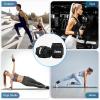 imageZELUS 1 Pair Adjustable Ankle Weights 2 4 6 8 10 lb Modularized Leg Weight Straps for Women Men Weighted Ankle Weight Set with Removable Sandbags 15 lb per Ankle Strap for Gym Yoga Jogging WalkingBlack