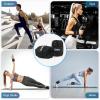 imageZELUS 1 Pair Adjustable Ankle Weights 2 4 6 8 10 lb Modularized Leg Weight Straps for Women Men Weighted Ankle Weight Set with Removable Sandbags 15 lb per Ankle Strap for Gym Yoga Jogging WalkingBlack