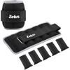 imageZELUS 1 Pair Adjustable Ankle Weights 2 4 6 8 10 lb Modularized Leg Weight Straps for Women Men Weighted Ankle Weight Set with Removable Sandbags 15 lb per Ankle Strap for Gym Yoga Jogging WalkingBKReflective strips