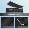 imageZELUS 1 Pair Adjustable Ankle Weights 2 4 6 8 10 lb Modularized Leg Weight Straps for Women Men Weighted Ankle Weight Set with Removable Sandbags 15 lb per Ankle Strap for Gym Yoga Jogging WalkingBKReflective strips