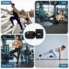 imageZELUS Soft Iron ZFit Ankle Weights 1 Pair Adjustable 4LB7LB10LB for Women Men Ultra Thin Leg Weights with Adjustable Straps Arm Weight for Gym Home Yoga Jogging WalkingBlack