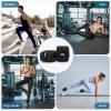 imageZELUS Soft Iron ZFit Ankle Weights 1 Pair Adjustable 4LB7LB10LB for Women Men Ultra Thin Leg Weights with Adjustable Straps Arm Weight for Gym Home Yoga Jogging WalkingBlack