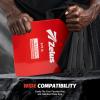 imageZELUS 2 Weighted Vest Plates 5758751375 lb Curved Weight Vest Plates for Workout Steel Tactical Weight Plates for Vest with Clear Markings Ergonomic Training Plates for Running Training CrossFitRed