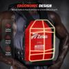 imageZELUS 2 Weighted Vest Plates 5758751375 lb Curved Weight Vest Plates for Workout Steel Tactical Weight Plates for Vest with Clear Markings Ergonomic Training Plates for Running Training CrossFitRed875LB