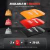 imageZELUS 2 Weighted Vest Plates 5758751375 lb Curved Weight Vest Plates for Workout Steel Tactical Weight Plates for Vest with Clear Markings Ergonomic Training Plates for Running Training CrossFitRed875LB