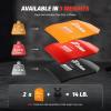 imageZELUS 2 Weighted Vest Plates 5758751375 lb Curved Weight Vest Plates for Workout Steel Tactical Weight Plates for Vest with Clear Markings Ergonomic Training Plates for Running Training CrossFitOrange575LB