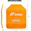 imageZELUS 2 Weighted Vest Plates 5758751375 lb Curved Weight Vest Plates for Workout Steel Tactical Weight Plates for Vest with Clear Markings Ergonomic Training Plates for Running Training CrossFitOrange575LB