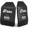 imageZELUS 2 Weighted Vest Plates 5758751375 lb Curved Weight Vest Plates for Workout Steel Tactical Weight Plates for Vest with Clear Markings Ergonomic Training Plates for Running Training CrossFitBlack1375LB