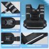imageZELUS Weighted Vest for Women Men 410lb1120lb2032lb Adjustable Weight Vest with 6 Iron Sand Bags UShaped Rucking Vest with Adjustable Buckle Straps Workout Vest for Strength Training Black2032LB
