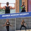 imageZELUS Weighted Vest for Women Men 68121620lb Weight Vest with Arm Pouch Reflective Strips UShaped Rucking Vest for Strength Training Muscle Building Walking Running Vest for FitnessBlack
