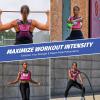 imageZELUS Weighted Vest for Women Men 68121620lb Weight Vest with Arm Pouch Reflective Strips UShaped Rucking Vest for Strength Training Muscle Building Walking Running Vest for FitnessPink