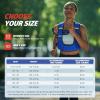 imageZELUS Weighted Vest for Women Men 68121620lb Weight Vest with Arm Pouch Reflective Strips UShaped Rucking Vest for Strength Training Muscle Building Walking Running Vest for FitnessBlue