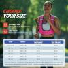 imageZELUS Weighted Vest for Women Men 68121620lb Weight Vest with Arm Pouch Reflective Strips UShaped Rucking Vest for Strength Training Muscle Building Walking Running Vest for FitnessPink