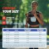 imageZELUS Weighted Vest for Women Men 68121620lb Weight Vest with Arm Pouch Reflective Strips UShaped Rucking Vest for Strength Training Muscle Building Walking Running Vest for FitnessBlack