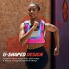 imageZELUS Weighted Vest for Women Men 68121620lb Weight Vest with Arm Pouch Reflective Strips UShaped Rucking Vest for Strength Training Muscle Building Walking Running Vest for FitnessPink