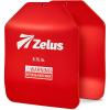 imageZELUS 2 Weighted Vest Plates 5758751375 lb Curved Weight Vest Plates for Workout Steel Tactical Weight Plates for Vest with Clear Markings Ergonomic Training Plates for Running Training CrossFitRed