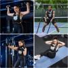 imageZELUS Weighted Vest for Women Men 410lb1120lb2032lb Adjustable Weight Vest with 6 Iron Sand Bags UShaped Rucking Vest with Adjustable Buckle Straps Workout Vest for Strength Training Black1120LB