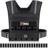 imageZELUS Weighted Vest Men 233645 lb Weight Vest with 101620 Adjustable Iron Weights for Muscle Building Strength ampamp Functional Training Weighted Vest for Men with Reflective StripsBlack