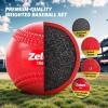 imageZELUS Weighted Baseball Set with Seams for Hitting Pitching Plyometric Baseballs with Carry Bag Variable Weighted Balls for All Skill LevelsAdvanced Training6 Pack