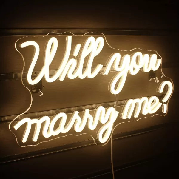 Basketball Neon Signs Sport Neon Light Led Sign Neon Sign for Bedroom Led USB Powered Switch Light up Sign Neon Sign for Wall Decor Bedroom Christmas Birthday Signs Kids GiftBlue Yellowwarm white will you marry me