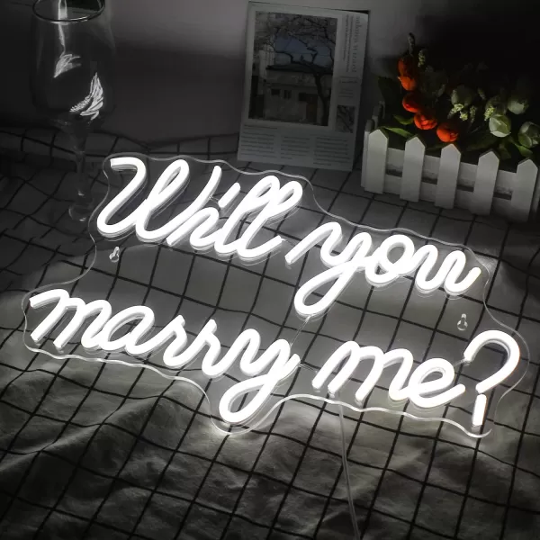 Basketball Neon Signs Sport Neon Light Led Sign Neon Sign for Bedroom Led USB Powered Switch Light up Sign Neon Sign for Wall Decor Bedroom Christmas Birthday Signs Kids GiftBlue Yellowwhite will you marry me